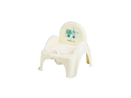 Горшок детский кресло желтый Пес и Кот (PK-007-102, yellow) ТМ TEGA Киев