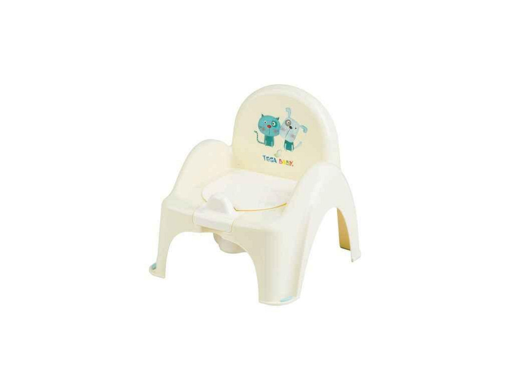 Горшок детский кресло желтый Пес и Кот (PK-007-102, yellow) ТМ TEGA Киев - изображение 1