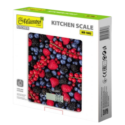 Ваги кухонні електронні MR-1802 Maestro Житомир - фото 4