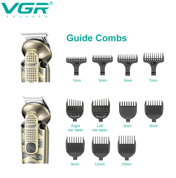 Машинка для стрижки волосся і бороди VGR V-103 Дніпро - фото 3