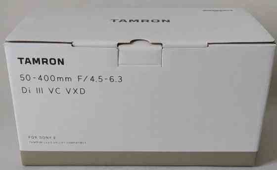 Объектив: Tamron AF 50-400mm. F/4.5 -6.3 Di III VC VXD (Sony E) Киев