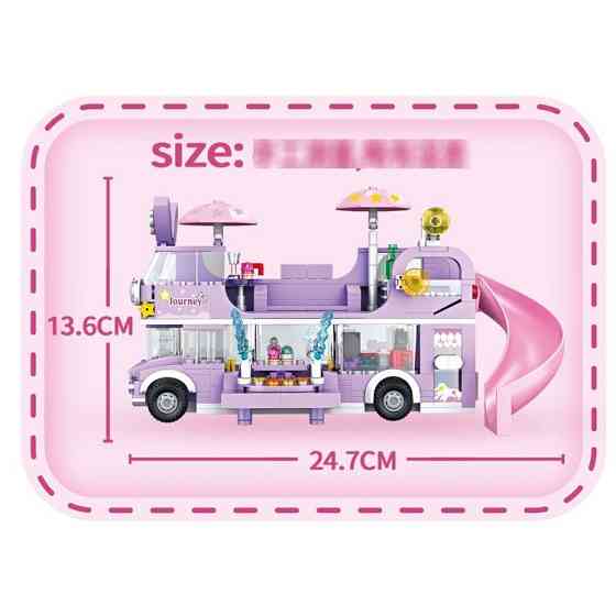 Конструктор Chaobao Звездный кролик автобус, 486 деталь Киев