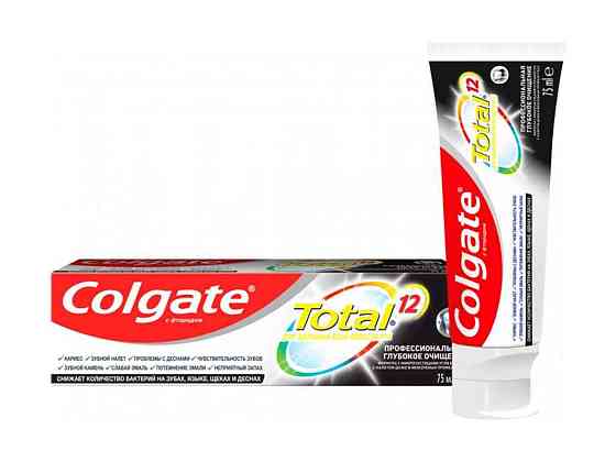 Зубна паста Colgate Total 12 Глибоке очищення 75 мл ТМ Colgate Київ