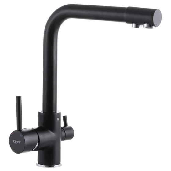 Кухонный смеситель Zerix LR4055B-3 с отдельным выходом для питьевой воды ZX2645 Харьков