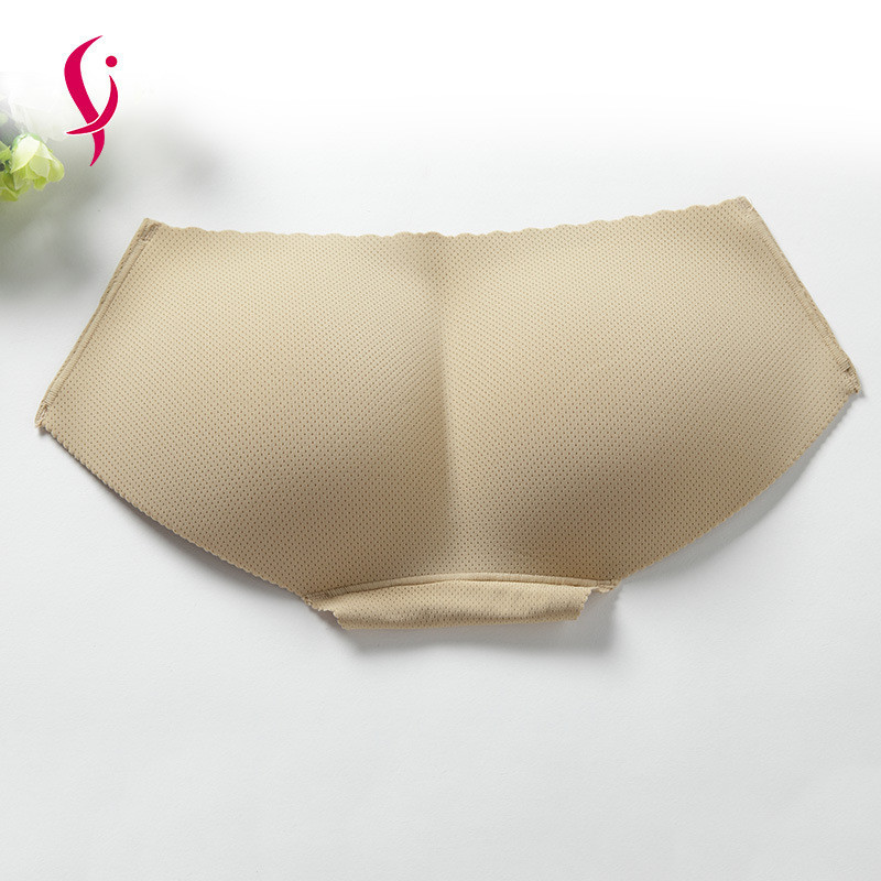 Труси з пушапом жіночі в сіточку безшовні бежевий L(42р.) Київ - фото 10