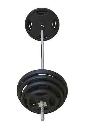 Штанга набірна чавунна на 115 кг Гантелі, гирі, штанги та диски металеві Київ