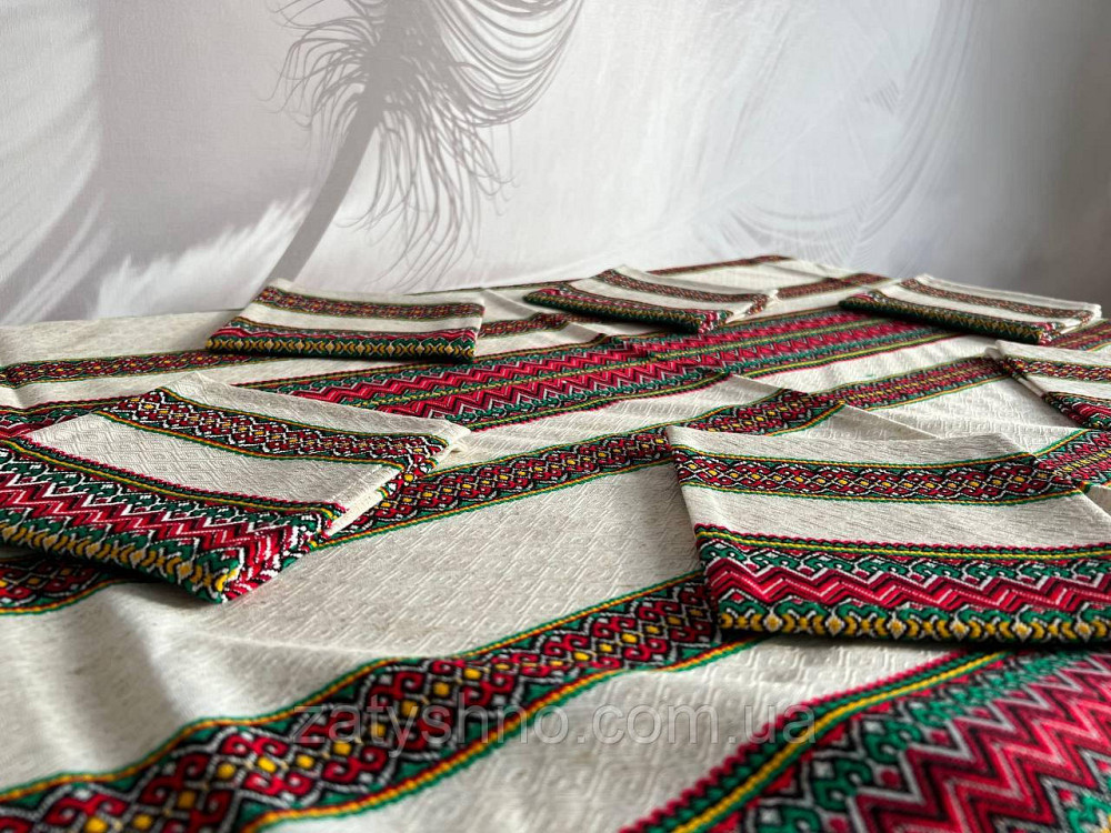 Вышитая скатерть с салфетками подарочная Киев - изображение 5