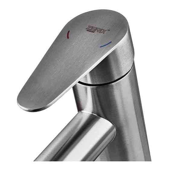 Змішувач для умивальника з нерж. сталі ZERIX FOX-001-A   ( ZX5615 ) 24461 Харків