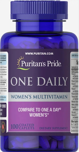 Мультивітаміни для жінок Puritan's Pride Women's Multivitamin 100 таб Київ - фото 1