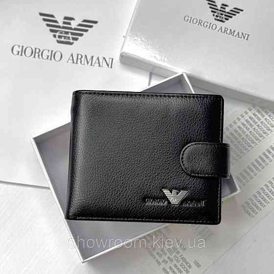 Брендовий гаманець із натуральної шкіри на застібці GA (6605) Київ