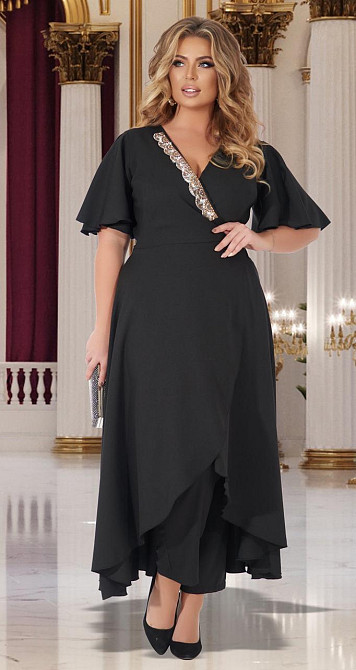 Ошатний костюм зі штанами великого розміру (52) Київ - фото 2