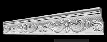 Стельовий плінтус 2 м GP-39 80х42х2000 mm для натяжних стель Дніпро