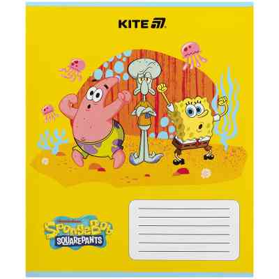 Тетрадь Kite SpongeBob SquarePants, 12 листов, косая линия (SB25-235) Винница