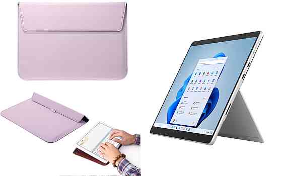 Чохол-конверт VitoCase для Microsoft Surface Pro 8, Pro 9, з функцією підставки для планшета Фіолетовий Київ