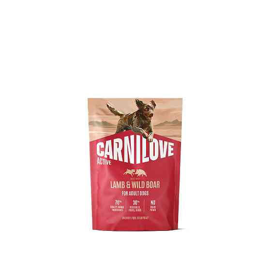 Корм сухий Carnilove Active Lamb & Wild Boar для собак ягня і дикий кабан 1,5 кг Київ