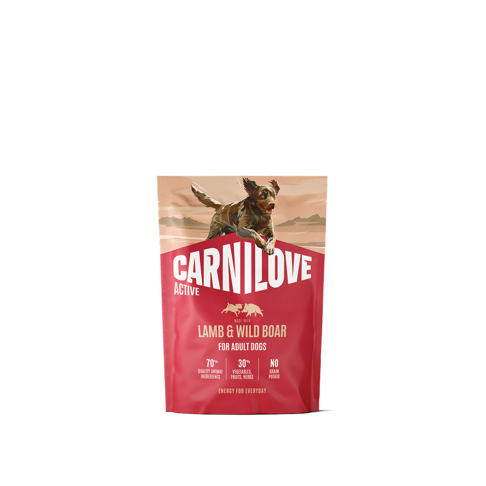 Корм сухий Carnilove Active Lamb & Wild Boar для собак ягня і дикий кабан 1,5 кг Київ - фото 1