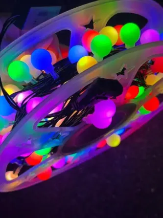 Гирлянда на катушке, от сети, Buble 50м, 8 режимов, Мультик/ Светодиодная гирлянда на елку Коломия