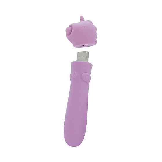 Вібратор-єдиноріжка Unihorn USB Bullet – Karma Lilac, віброкуля, USB-зарядка, 10 режимів Sex Aura Київ