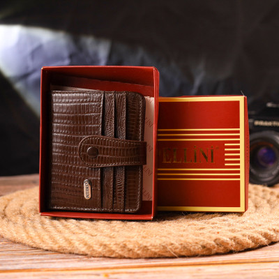 Гаманець Canpellini З натуральної шкіри Коричневий (21691) Вінниця - фото 3