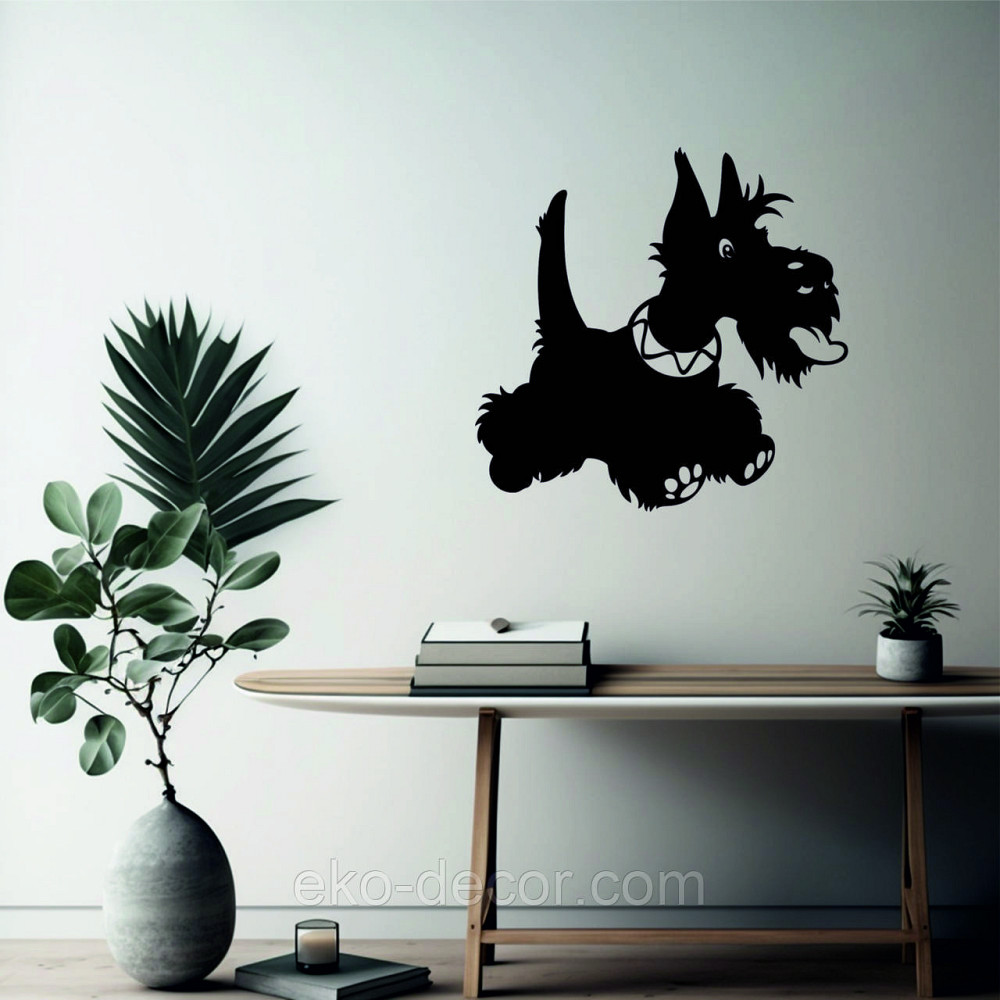 Декоративное настенное Панно «Шотланский терьер», Декор на стену Киев - изображение 1