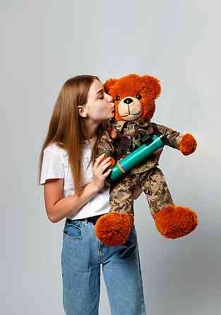 Плюшевий мішка зсу, Плюшевий ведмідь ЗСУ 80 см Тернопіль