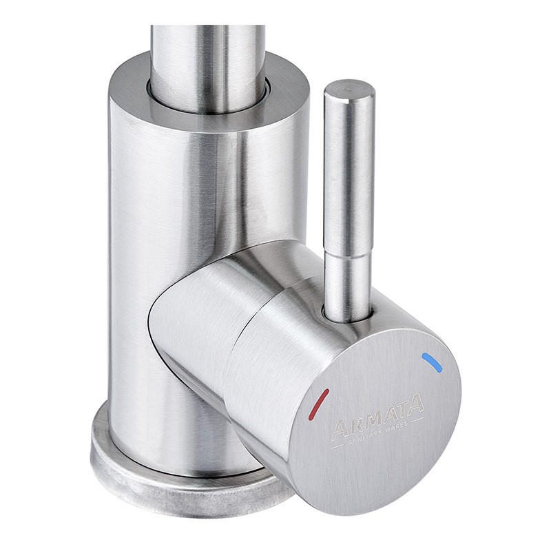 Кухонный смеситель Armata SUS-011-G(N) из нержавеющей стали без подводки (CH6190) Харьков - изображение 3