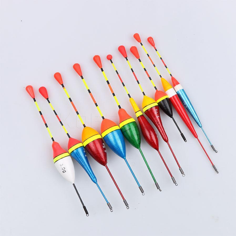 Овальні поплавки для рибалки 10 шт, пінопластові Київ - фото 2