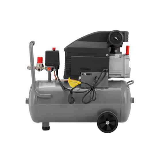 Компресор, 24 л, 1,5 кВт, 220 В, 8 атм, 206 л/хв, 80 дБ INTERTOOL PT-0010 Київ