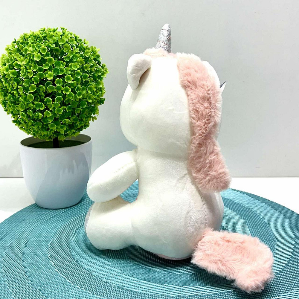 Рюкзак з м'якою іграшкою Єдиноріг 1 відділення 20см Малиновий (FG24032735B) Чернігів - фото 8