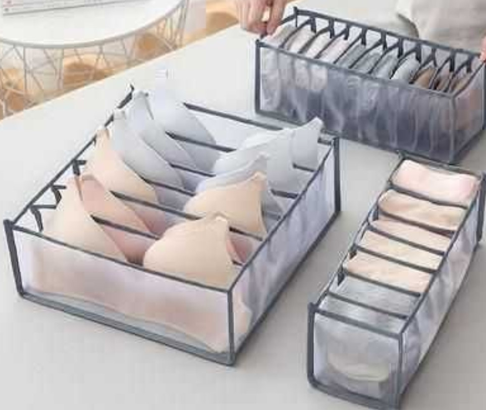 Практичний Комплект органайзерів білизни 4в1 Контейнер для хранения. Харків - фото 2