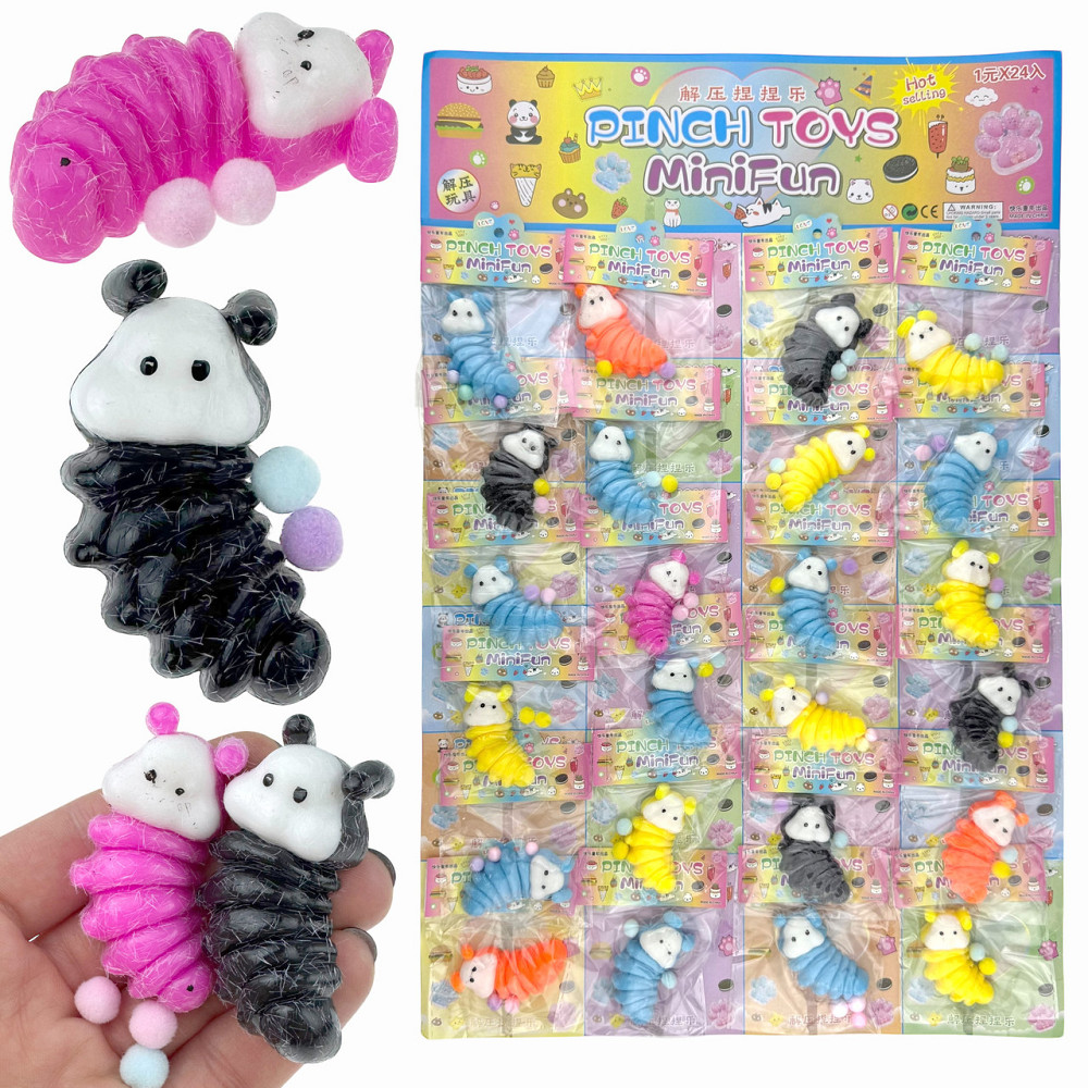 Сквиши антистрессы детские Гусеница 24 шт Киев - изображение 1