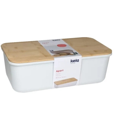 Хлібниця Kela Apart, біла, 38х21х12,5 см (12638) Вінниця - фото 2