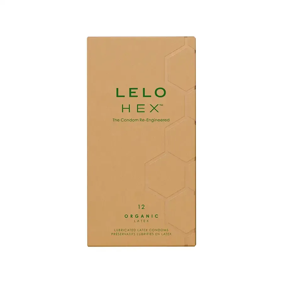Презервативи LELO HEX Condoms Organic 12 Pack, тонкі та суперміцні Львів - фото 2