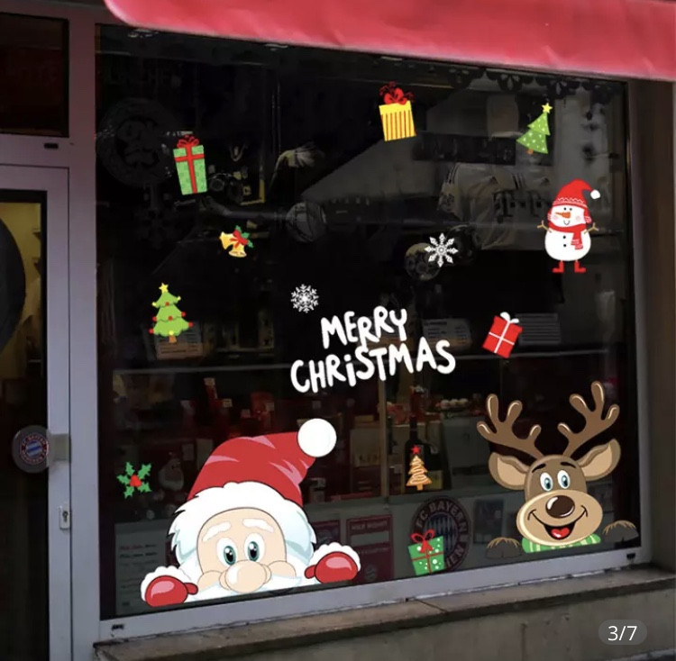 Наклейки новогодние 