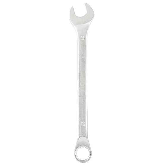 Ключ рожково-накидный глубокий 27мм CrV satine SIGMA (6024271) Ровно