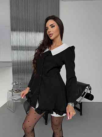 Женское стильное романтичное платье + шорты костюмка и коттон Одесса