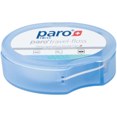 Зубная нить Paro Swiss Travel-floss Дорожная Зеленая упаковка 5 м (7.1763/4) Винница - изображение 1