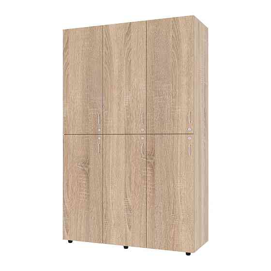 Шафа секційна для роздягальні ШС-1, Дуб Сонома, 1200/468/1900 Львів