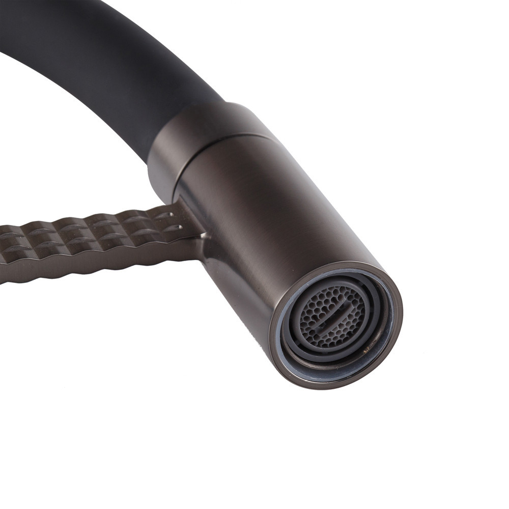 Кухонный смеситель Mixxus Premium Oliwer 017 графитовый REFL.BLACK (MI6967) Харьков - изображение 7