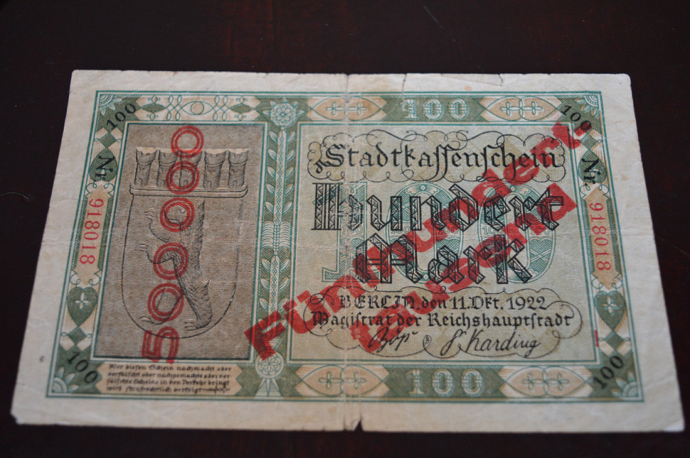 Германия, 100 марок (500000), 1922 г. 918018 Полтава - изображение 1