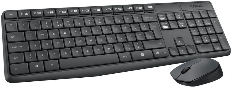 Комплект (клавіатура, миша) бездротовий Logitech MK235 Grey USB (920-007931) Сірий Харків - фото 2