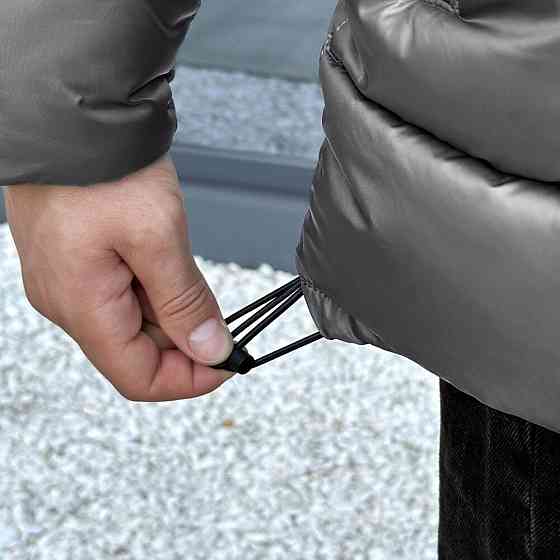 Чоловіча зимова куртка темно-сіра Pobedov Snowfall Київ