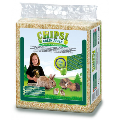 Наполнитель для грызунов Chipsi опилки зеленое яблоко 15 л/1 кг (4002973318898) Винница - изображение 1