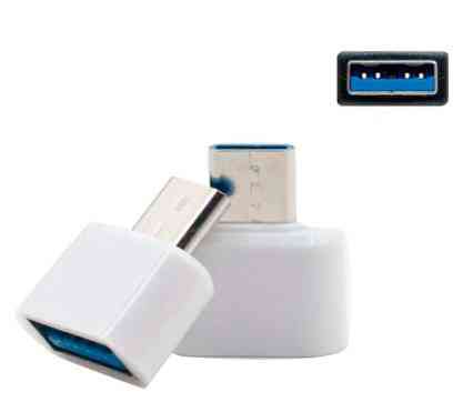 Переходник USB OTG с телефона на флешку USB- Type-c / 3945 Днепр