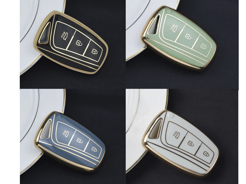 Захисний чохол для автомобільного ключа Hyundai Сірий Смела - изображение 2