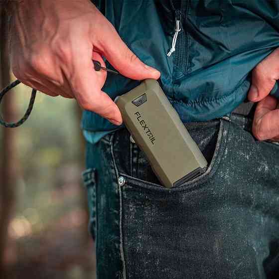 Портативный фумигатор Flextail Max Repel S + Powerbank 9600 мАч (Зеленый) Винница