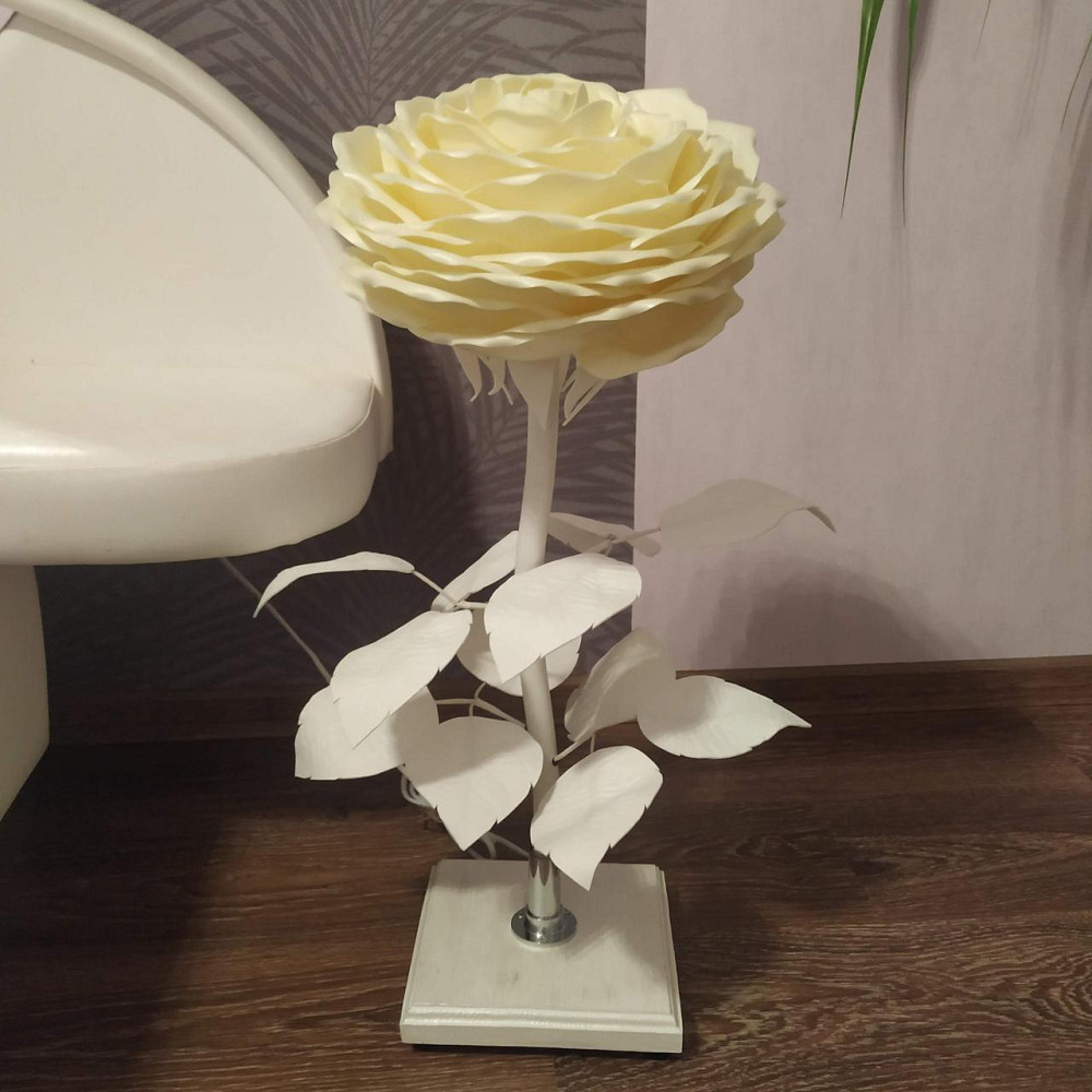 Міні-торшер "Біла троянда" Дніпро - фото 5