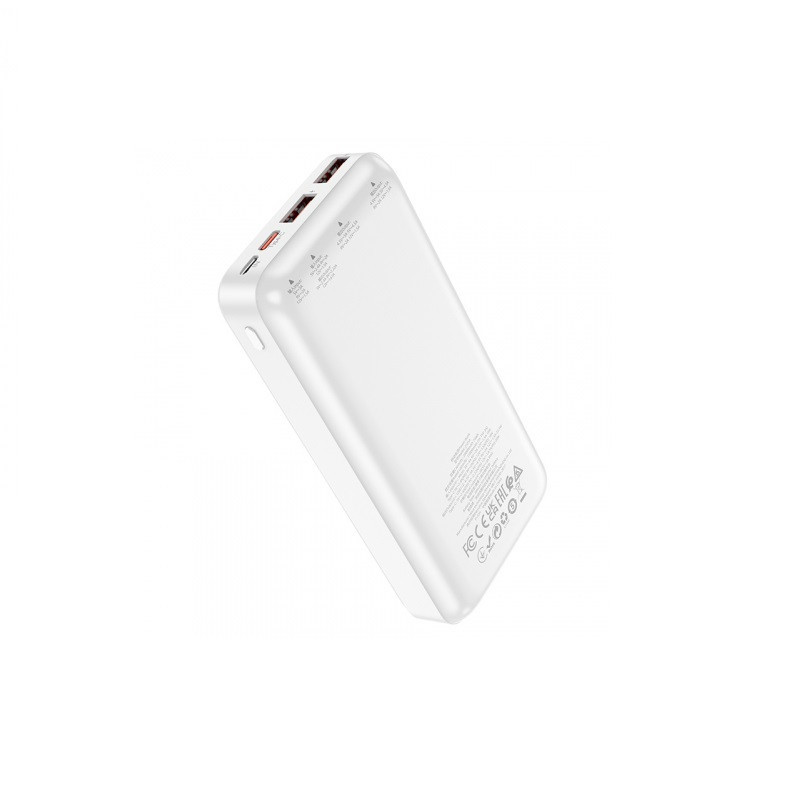 Зовнішній акумулятор HOCO J101A Astute 22.5W fully compatible power bank 20000mAh White Київ - фото 3