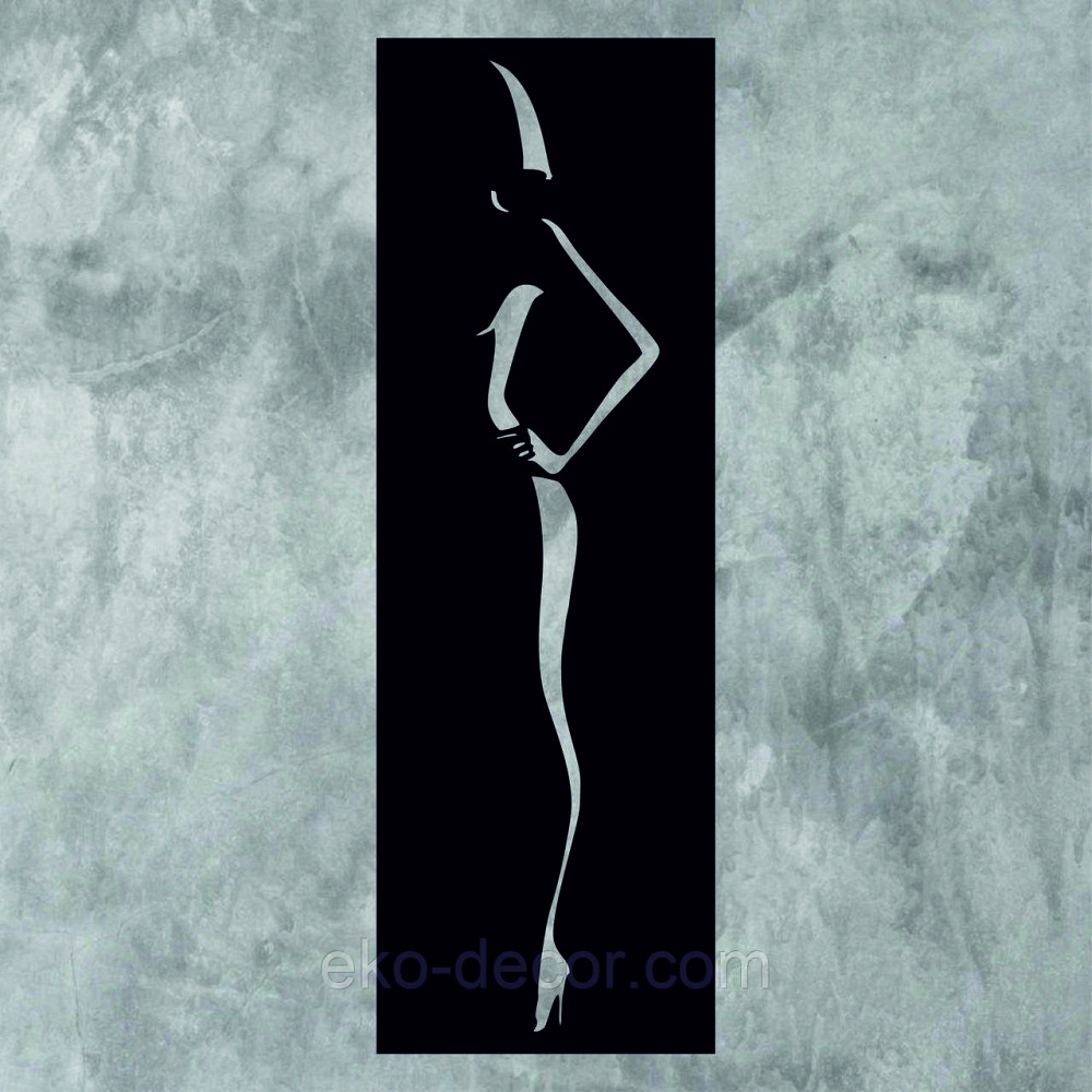 Декоративне настінне Панно «Силует жінки», Декор на стіну Київ - фото 8