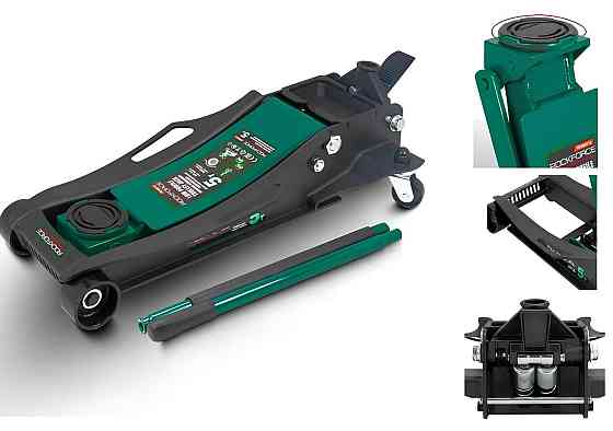 Домкрат 5т підкатний (96-595 мм) з педаллю Rockforce RF-T815011L Одеса